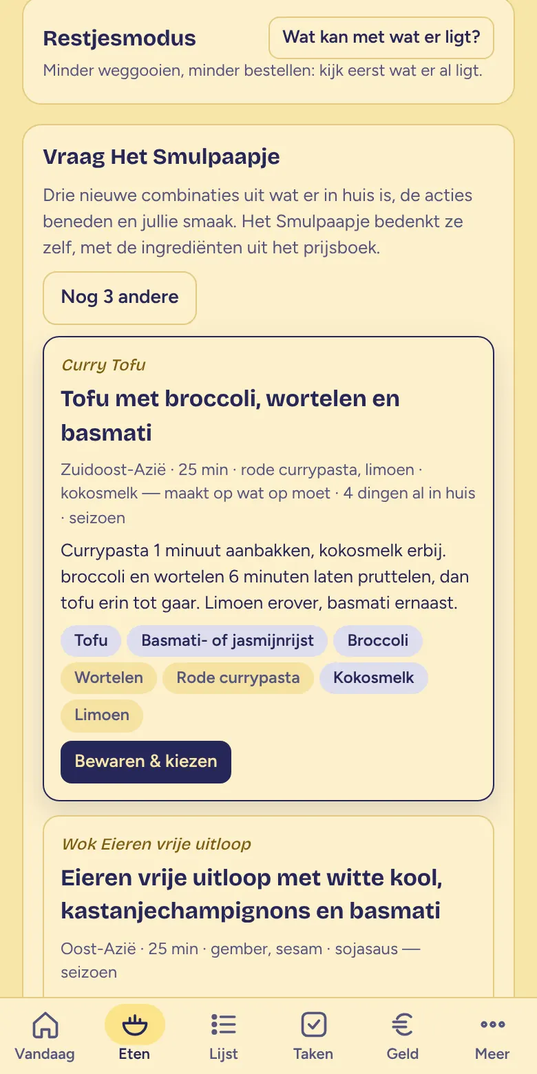 Drie nieuwe ideeën van Het Smulpaapje